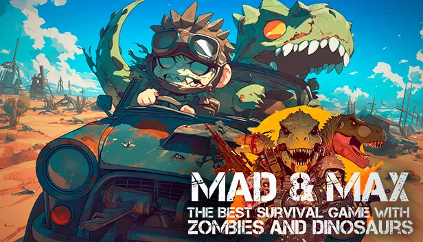 Download MAD And MAX The Best Survival Game With Zombies And Dinosaurs-Unleashed